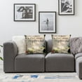 thumbnail image 2 of nygtbtfer  Eucalyptus Leaves Throw Pillow Covers,  Green Leaves Be A Light for All to See Spring Cushion Case Decoration for Sofa Couch Set of 2 White, 2 of 7