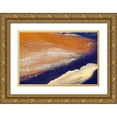 thumbnail image 1 of Chang, Phillip 32x23 Gold Ornate Wood Framed with Double Matting Museum Art Print Titled - The lake and bird, 1 of 4