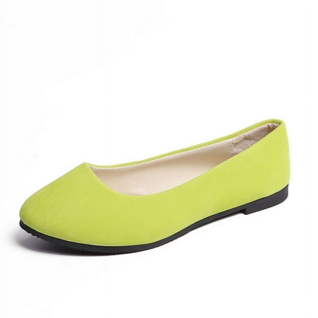 Womens Flats Shoes Portable Pumps Ballet Flat Slip-on Ballerina Pumps Shoes Ladies Loafers Christmas Halloween Gift