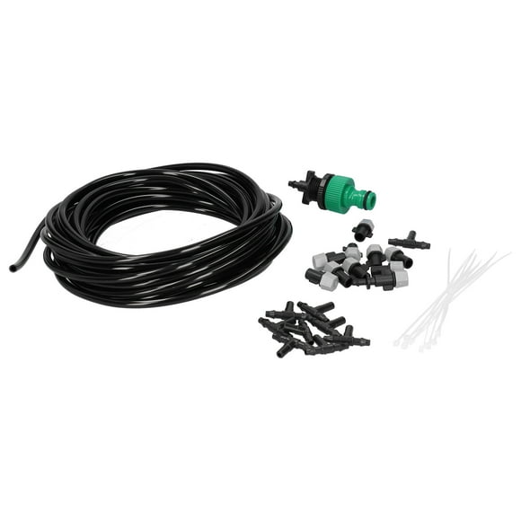 Sistema de nebulización, nebulización automática de agua para jardín, kit de riego para jardín, solución innovadora
