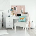 thumbnail image 4 of Animal Art Checkboard Design Fabric Decorative Pillow, 4 of 4