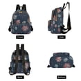 thumbnail image 4 of FORMRS Mini Backpack Purse for Women Travel Daypack Casual Shoulder Bag, Starry Fireworks Pattern, 4 of 7