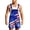 Z1-Blue, variant on MuXiKeJi Clothes American Flag Overalls Men Women Fourth Of July Shorts Romper for Women Work Bibs Coveralls Patriotic Shorts Loose One Piece Jumpsuits Adjustable Straps Bib Shorts