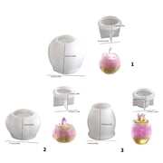 Large Silicone Storage Jar Mold Flower Vase Making Mould Epoxy Resin Molds for Jewelry Container and Home Decoration