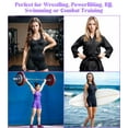 thumbnail image 6 of Exxact Sports Youth Girls Wrestling Singlet – High-Cut, Full-Coverage Kids Wrestling Singlets For Girls (Purple, Youth Medium), 6 of 7