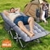 Gray Blue w/ 2 Sided Mattress