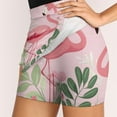 thumbnail image 2 of Flamingo Women's High Short Skirt, High Waisted Mini Skirt with One Side Pocket, 2 of 5