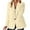 Beige, variant on Casual Blazers for Women 2025 Long Sleeve Open Front Button Notch Lapel Collar Business Casual Work Office Jacket