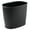 Black, variant on mDesign Plastic 2.25 Gallon Slim Trash Can Garbage Wastebasket Bin, Black
