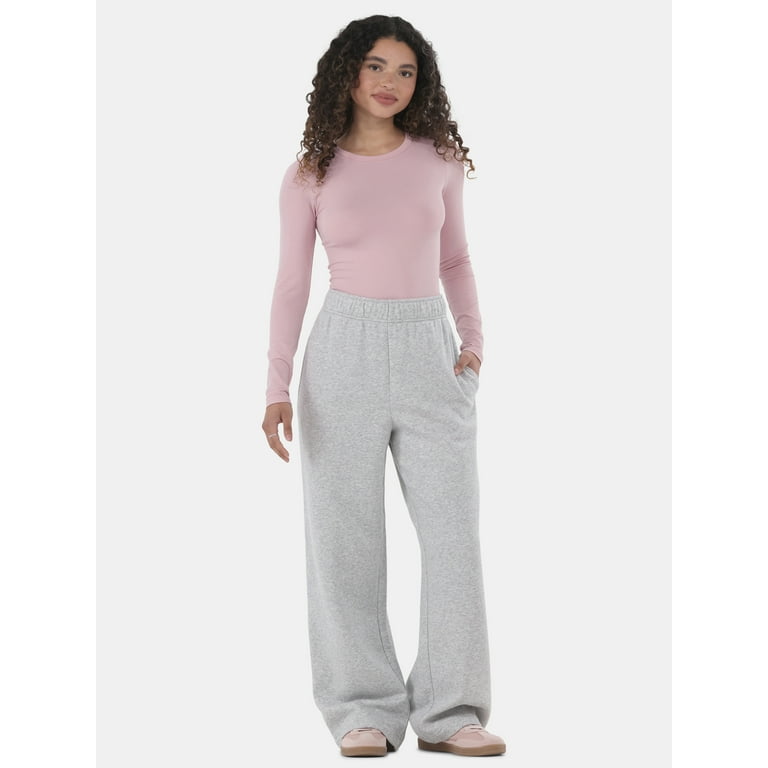 No Boundaries Soft Fleece Wide Leg Pants, 30” Inseam, 1 or 2 No Boundaries Soft Fleece Wide Leg Pants, 30” Inseam, 1 or 2