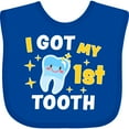 thumbnail image 3 of Inktastic I Got My 1st Tooth with Cute Tooth Baby Boys or Girls Baby Bib, 3 of 4