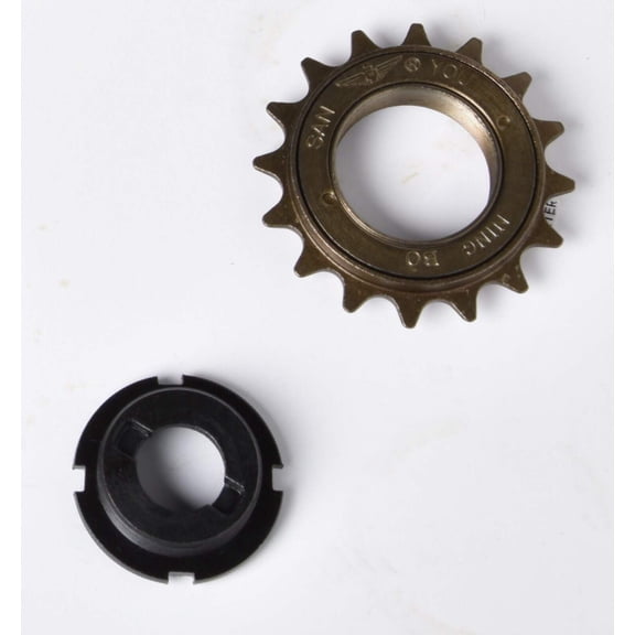 Free hub wheel sprocket 16T w mounting nut f bicycle 410 standard chain