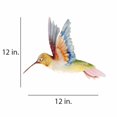 thumbnail image 3 of Eangee Home Design Hummingbird Wall Decor White Red And Blue, Capiz and Metal, Indoor / Outdoor Safe, 12x1x12 Inches, 3 of 5