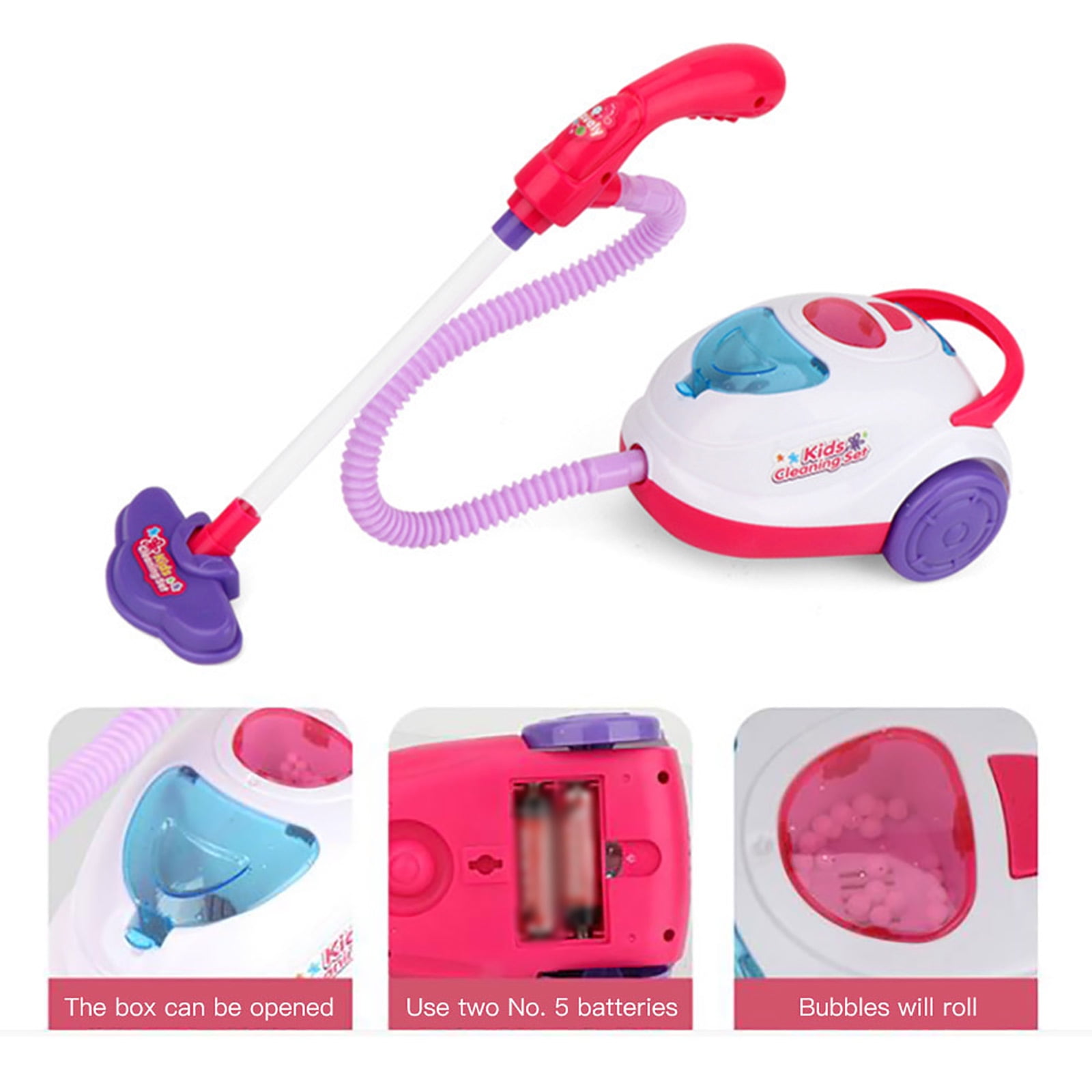 Simulation Pretend Play Electric Vacuum Cleaner Children Home Funny Toys Gifts 