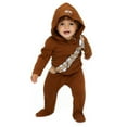 thumbnail image 4 of Star Wars Chewbacca Infant Baby Boys Zip Up Cosplay Costume Coverall Newborn to Infant, 4 of 5