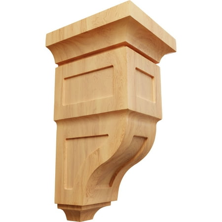 

Ekena Millwork 7 W x 7 3/4 D x 14 H Jumbo Reyes Wood Corbel Red Oak