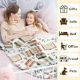 thumbnail image 4 of Books Blanket Gifts for Book Lovers - Vintage 50x60 Inches Reading Throw Blanket for Library - Soft Fuzzy Comforter for Couch Sofa Bed - Bedroom Decor for Read Lovers, 4 of 10
