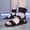 Brown, variant on Men's Black Ankle-Strap Gladiator Sandals - Adjustable Casual Open-Toe Summer Footwear