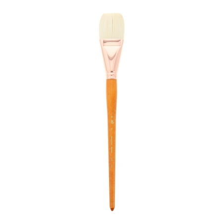 UPC: 0757063544292 | Princeton Brush Refine Natural Bristle Oil & Acrylic Brush  Flat  20