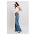 thumbnail image 2 of Judy Blue High Waist Star & Front Seam Detail Wide Leg Jeans (30), 2 of 4