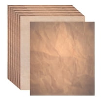Uxcell Vintage Paper Parchment Paper Double-sided Old Aged Paper for Scrapbooking Brown