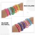 thumbnail image 2 of 10Pcs Star Student Wristbands Assorted Color Silicone Reward Motivation for Kids School Supplies, 2 of 8