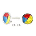 thumbnail image 1 of 2 Pack, 475F BBQ Charcoal Grill Smoker Pit Temperature Gauge Thermometer 2.5 Stem SS RWB, 1 of 2