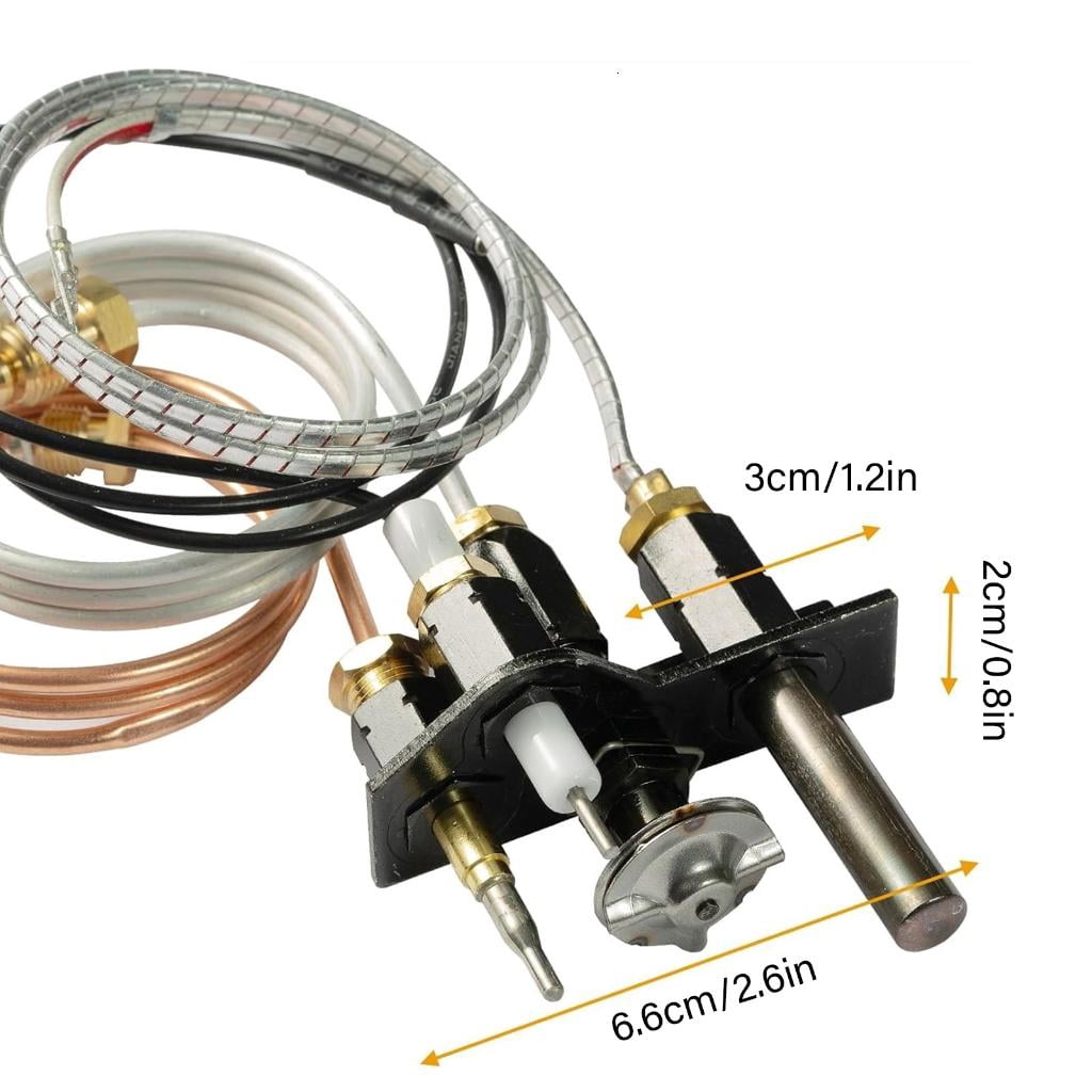 Water Heater Replacement Parts with Thermocouple and Tubing Water Heater Electrode for Various Water Heater Models