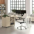 thumbnail image 2 of Pemberly Row Computer Desk with Storage in Natural Elm - Engineered Wood, 2 of 8