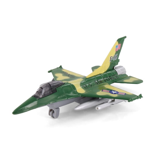 Flying Tiger U.S. Air Force F-16, Green - Showcasts 980N - 7.5" Scale Diecast Model Car