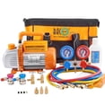 thumbnail image 1 of Set de bomba de vacío y manómetro BACOENG 3.6 CFM 1/4 HP AC, 1 of 7