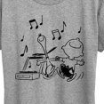 thumbnail image 3 of Peanuts - Snoopy & Charlie Dancing - Women's Short Sleeve Graphic T-Shirt, 3 of 6