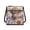 Calf Floral Design, variant on Wolf Pattern PU Leather Crossbody Purse Shoulder Bag, Adjustable Strap Water-Resistant Purse Satchel Stylish for Travel Daily Storage