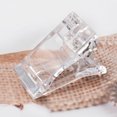 thumbnail image 2 of Nail Extension Clamp Nail Tip Plastic Transparent Clamp Manicure Mold Fixed Clip Manicure Accessory, 2 of 8