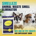 thumbnail image 2 of SMELLEZE Natural Animal Waste Smell Deodorizer Granules: 25 lb. Bag, 2 of 6