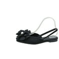 thumbnail image 5 of Pointed Toe Slingback Flats Women Elegant Dress Sandals Comfort Dressy Flower Slip On Flat Light Weight Ballet Shoes, 5 of 8