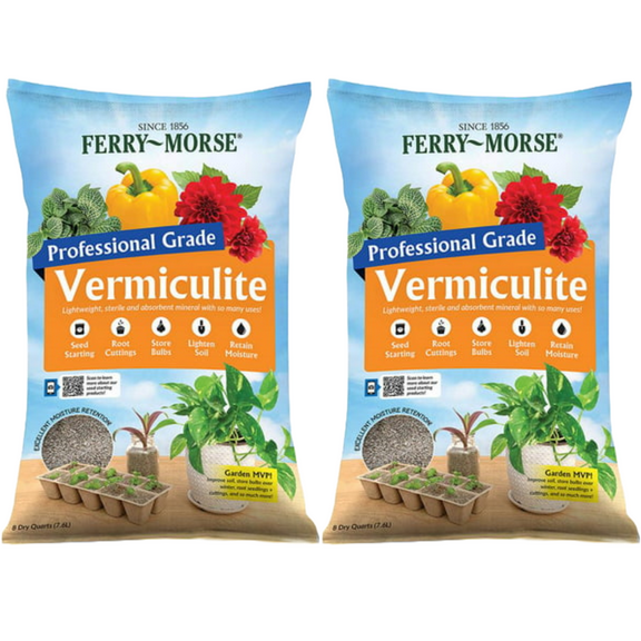 Plantation Professional Grade Vermiculite Fertilizers, with Efficient Soil Conditioning 2 Pack