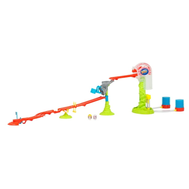 Mighty Beanz Slammer Time Green And Red Race Track Novelty Toy Walmart Com