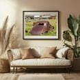 thumbnail image 3 of California Forgotten Journey - Bridgeport California Photography Abandoned Rural Classic Car Rustic Vintage Farmhouse Nostalgia Black Framed Wall Art Print 24 x 36 inches, 3 of 4