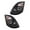 Driver and Passenger Side, variant on For Volvo VNX 300/430/630 2015 2016 2017 Headlight Driver Side | LED | Black Housing