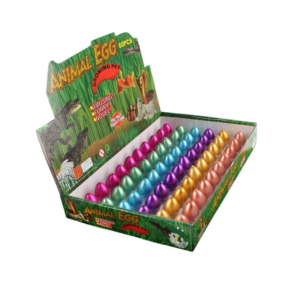Hatching Growing Dinosaur Eggs Science Experiment Kit 24 Pack Educational Stem Learning Activity Surprise Cracked Egg Water Expansion Toy For Discovery Play (12.3Oz)