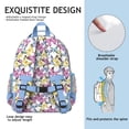 thumbnail image 4 of Fantasy Butterfly School Backpack Abstract Butterfly and Garden Print for Students with Dreamy Aesthetic Style, 4 of 6