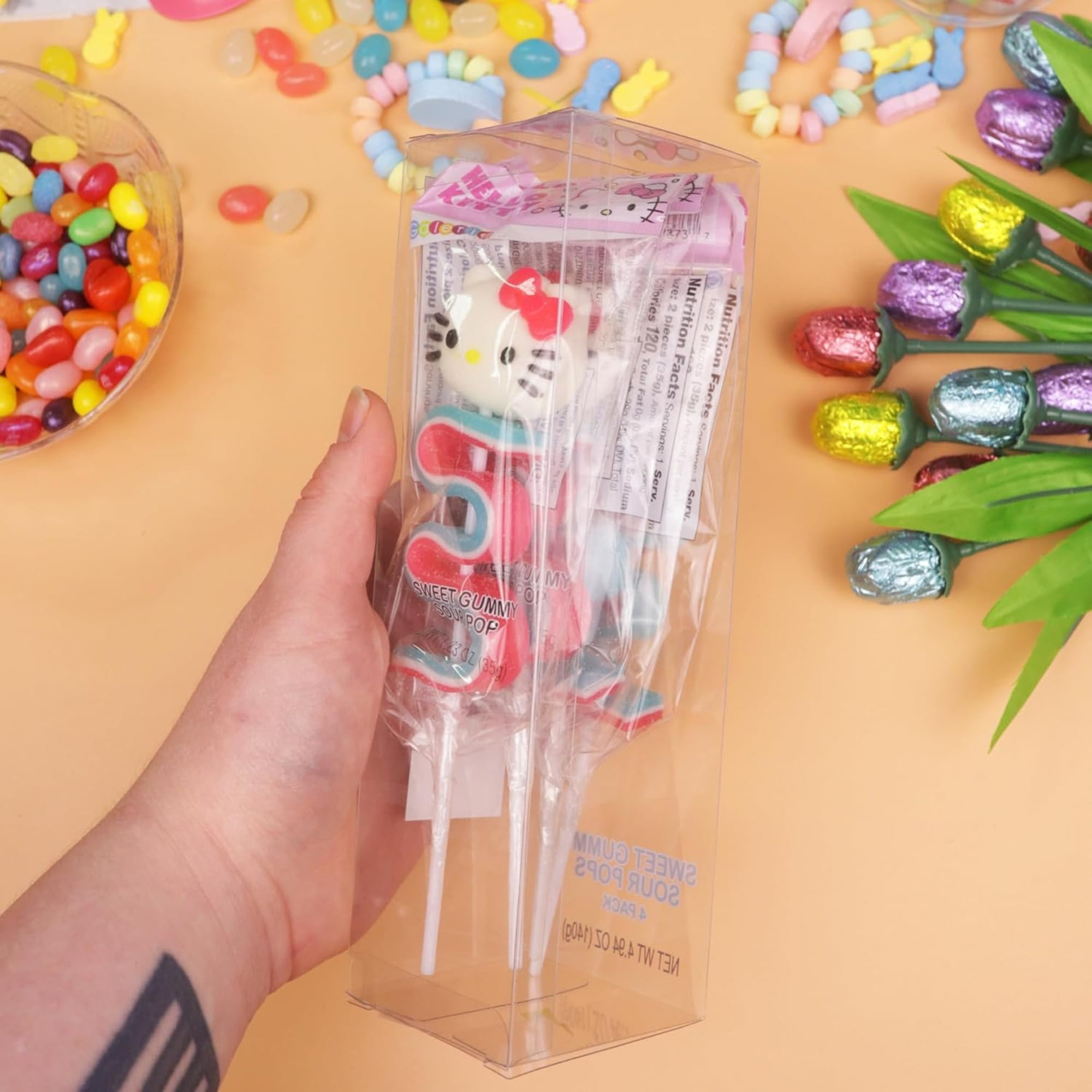 kitty様❽❾ Hello Kitty Gummy Candy, Birthday Party Favors, Pack of 4