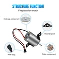 thumbnail image 4 of Fireplace Fan Motor Power Generation Sheet, Universal Low Noise Brass Coil Motor Power Generation Sheet Set Eco Friendly Self Powered  For Repair, 4 of 8