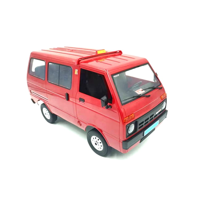 Vogacara 2wd RC coche resistente al desgaste luz LED ajustable 260 motores de potencia plástico oruga trasera eje Motor juguetes niños regalos Kits de construcción modelo Rojo Tres Poder Vogacara FN010345-03B