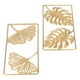 thumbnail image 3 of Decoración de pared Jadeshay 2 piezas Hoja de Ginkgo Dorada, 3 of 14