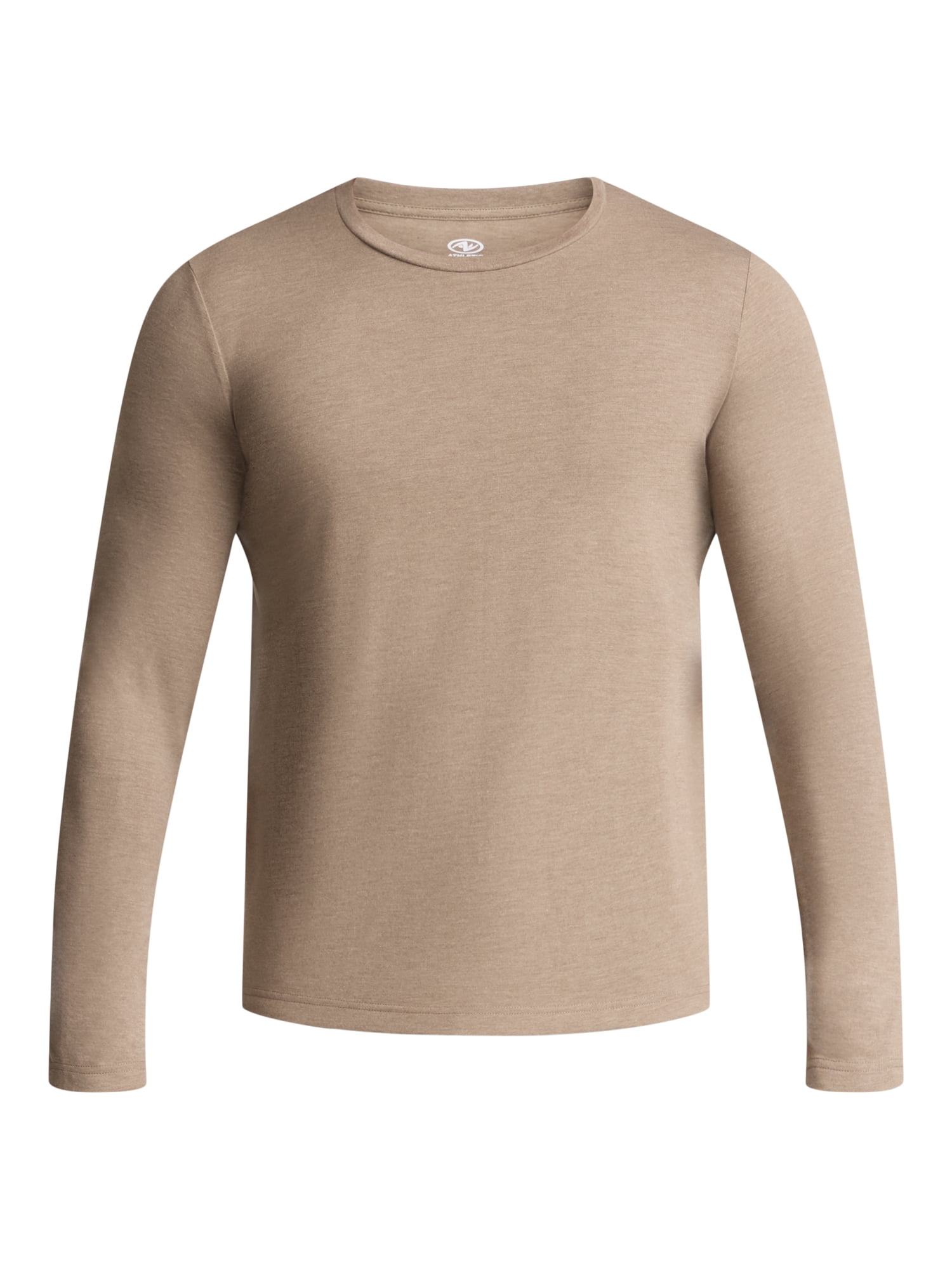 Athletic Works Men's and Big & Tall Men's Tri-Blend Tee with Long Sleeves, Sizes XS-4XLT