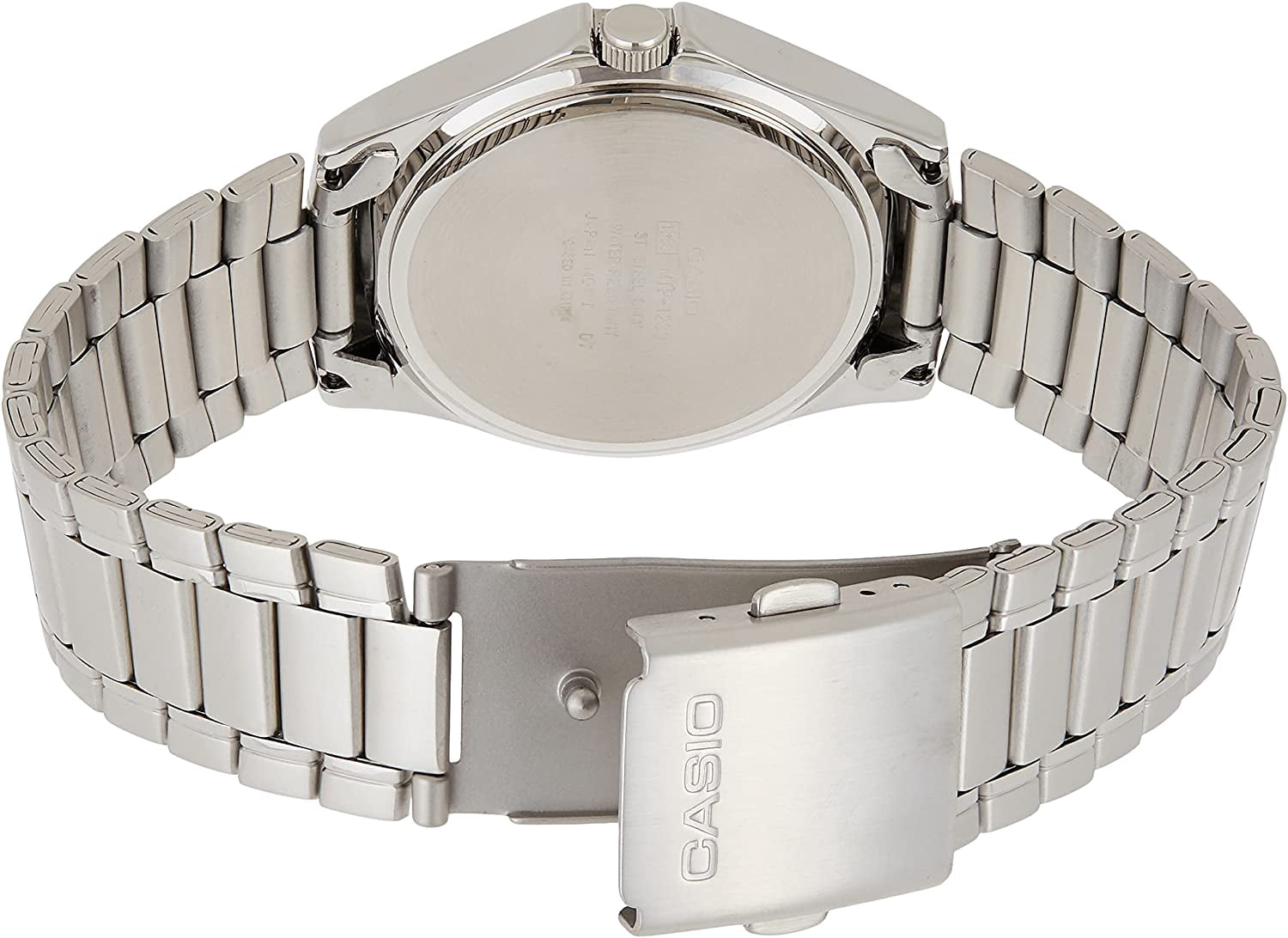 Casio Men’s Blue Dial Analog Watch with Stainless Steel Bracelet - MTP-1239D-2A