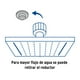 thumbnail image 4 of Regadera cuadrada 8", acero inox, con brazo, cromo, Túbig Foset R-415, 4 of 5