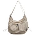 thumbnail image 3 of Bolso de viaje fruncido con correa ajustable bolso de hombro bolso mensajero para mujer, 3 of 9
